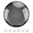 thumbnail image 2 of Headlamp Shell Cover, Enhanced Safety 7 Inch Motorcycle Headlight Housing Anti Aging Impact Resistant  for R18 R12 R1200 Ninet Rninet Gray,Transparent, 2 of 7