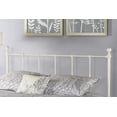 thumbnail image 3 of Hillsdale Furniture Molly Queen Metal Bed, White, 3 of 7