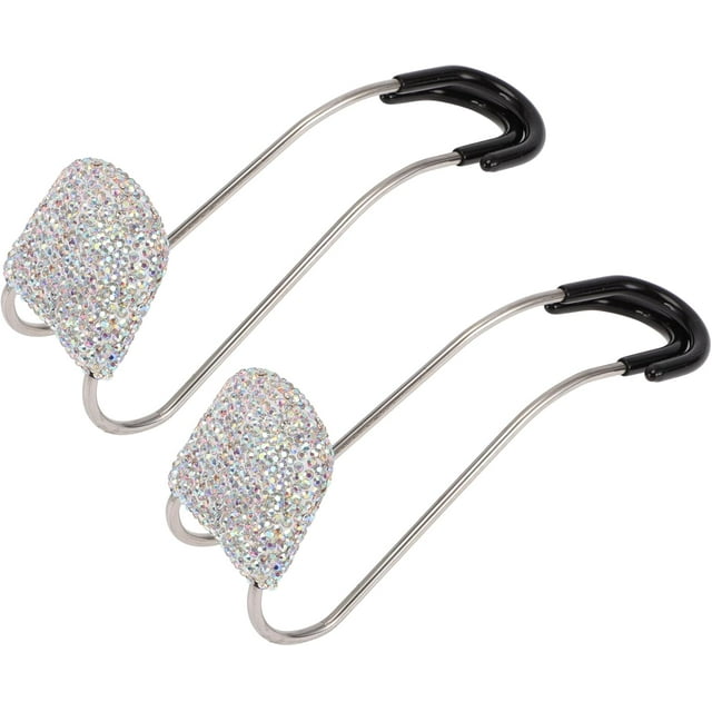 for Purses and Bags Umbrella Etc Car Seat Headrest Hook Sturdy Car Seat Back Organizer Hooks Multicolor Rhinestones .;x.;