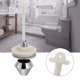 thumbnail image 3 of 4 Uds. Accesorios de baño con botón de descarga de inodoro de plástico para el hogar y el Hotel, 3 of 8