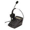 thumbnail image 5 of Corded phone with headset, noise-reducing FSK DTMF caller ID, keypad landline phone with headphones for call center, office, 5 of 5