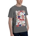 thumbnail image 2 of Bingfone Colorful Mushrooms (2) Men'S Loose Fit Short-Sleeve Pocket T-Shirt, 2 of 7