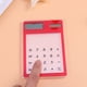 thumbnail image 1 of unbranded Calculadora Retro Roja Con Pantalla Táctil Transparente Y Energía Solar Para Escritorio, 1 of 8