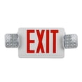 thumbnail image 1 of Yeacher LEDs Exit Sign Emergency Light Two-Head Adjustable Combo Wall-Mounted Lamp for Residential Commercial Garage, 1 of 8