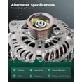 thumbnail image 2 of Alternador SCITOO para Nissan 350Z 07-09, 370Z 09-16, Infiniti, 2 of 9