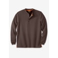 thumbnail image 4 of KingSize Men's Big & Tall Bonded Sherpa Waffle Henley, 4 of 6