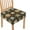 Black-Boho Mandala Flower, variant on HELLHERO Leaf Print Dining Room Chair Covers, Comfortable Chair Slipcovers for Dining Room, Universal Kitchen Chairs Seat Protector, Green