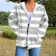thumbnail image 2 of Ketyyh-chn99 Sweatshirt for Women Lightweight Zip up Hoodies for Women Hooded Sweatshirts Long Sleeve Thin Jacket with Zipper Grey,XL, 2 of 4