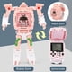 thumbnail image 2 of Reloj deformado robot para niños juguetes reloj electrónico digital para niños niñas regalo de Navidad, 2 of 7