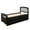 Espresso, variant on Twin Size Wood Platform Bed Frame with 6 Storage Drawers, Headboard and 10 Slats