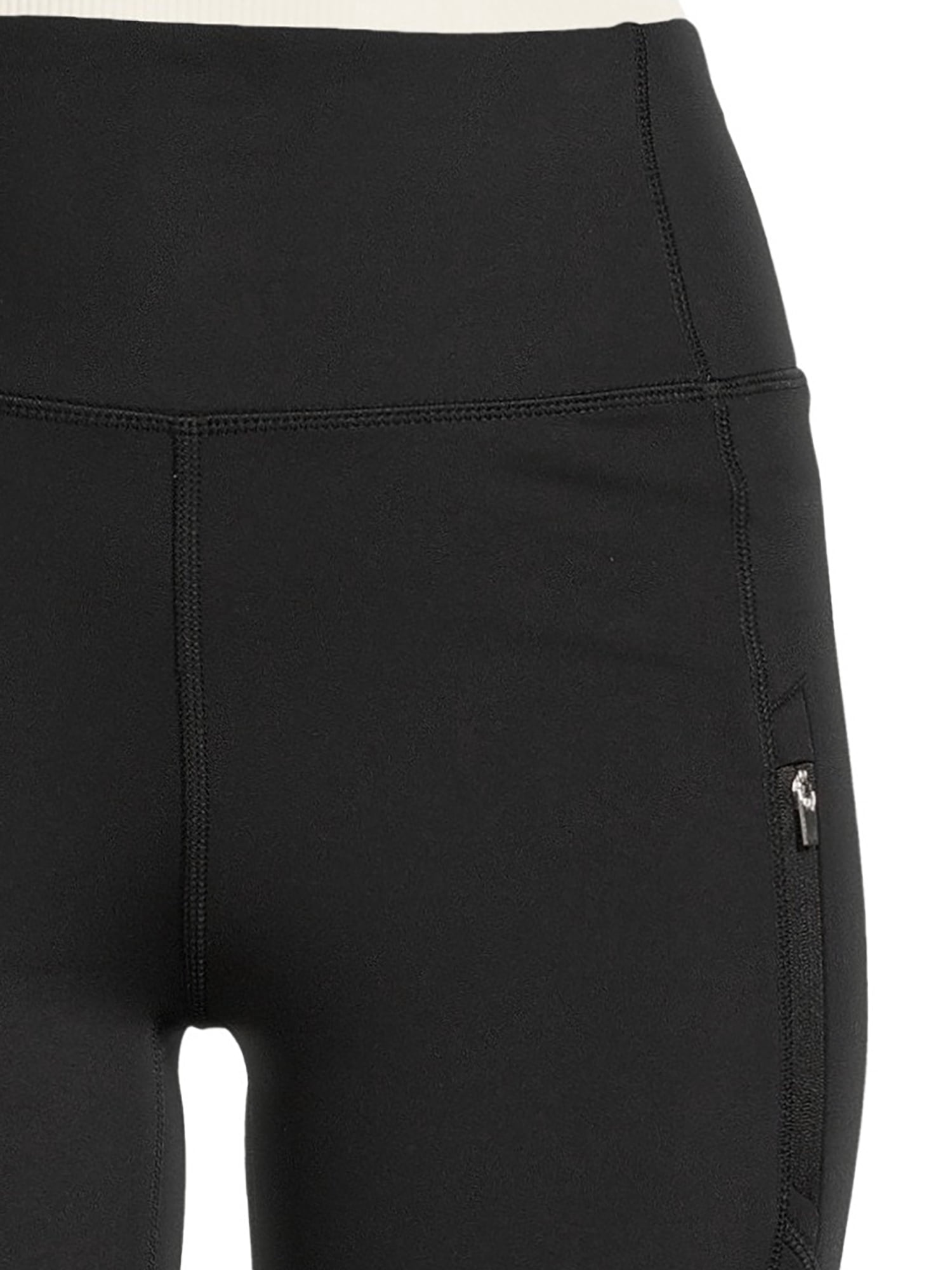 Avia Women’s Brushed Leggings with Zipper Pockets