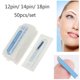 thumbnail image 5 of 50 Piezas 12 Pines Agujas De Maquillaje Permanente Tatuaje De Cejas Microblading Pluma Azul Sunnimix Agujas Microblading, 5 of 8