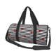 thumbnail image 1 of Easygdp Ladybugs on Black and White Striped Bolsa de Viaje, Bolsa de Mano, Bolsa de Gimnasio, Bolsa de Equipaje para Viaje, 1 of 6
