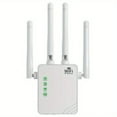 thumbnail image 6 of 300Mbps Wireless WiFi Repeater Signal Booster Dual Band 2.4G WiFi Extender 802.11Ac Gigabit WiFi Amplifier US-Plug, 6 of 6