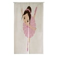 thumbnail image 1 of ABPHQTO Cute Little Ballerina Dancing Japanese Noren Cortina Puerta Ventana Tratamiento Cortinas 85x150 cm, 1 of 1