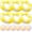Yellow, variant on 12 Pcs Pool Floats Included 6 Pastel Inflatable Beach Balls and 6 Swimming Rings for Adults, Jumbo Big Macaron Beach Balls Striped Tubes for Summer Pool Supplies