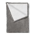thumbnail image 2 of Abstract Soft Flannel Fleece Blanket, Simple Pattern of Vertically Continuing Zigzag Stripes Classical Feels, Cozy Plush for Indoor and Outdoor Use, 50" x 60", Eggshell Charcoal Grey, by Ambesonne, 2 of 5