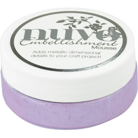Nuvo Embellishment Mousse Lilac Lavendar
