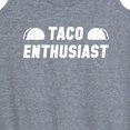 thumbnail image 3 of Instant Message - Taco Enthusiast - Women's Racerback Tank Top, 3 of 6