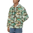 thumbnail image 3 of Naloa Colorful Hawaii Palms Men’s Hoodies, Zip up Hoodie, Sweatshirts,Hoodies for Men Sizes S-3XL-3X-Large, 3 of 5