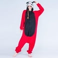 thumbnail image 5 of BiZtdJrK Flash Sales Fleece Pajamas for Unisex Cute Cartoon Animal Hooded Jumpsuits Casual Comfy One Piece Sleepwear Long Sleeve Overalls Red M, 5 of 9