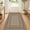 Brown Loop shape, variant on ORGOWEL Front Door Mat 3x5ft Non Slip Easy Jute Indoor Outdoor Entrance Doormat Washable Absorbent Low Profile Resist Dirt Inside Patio Porch Entryway Mat,Black