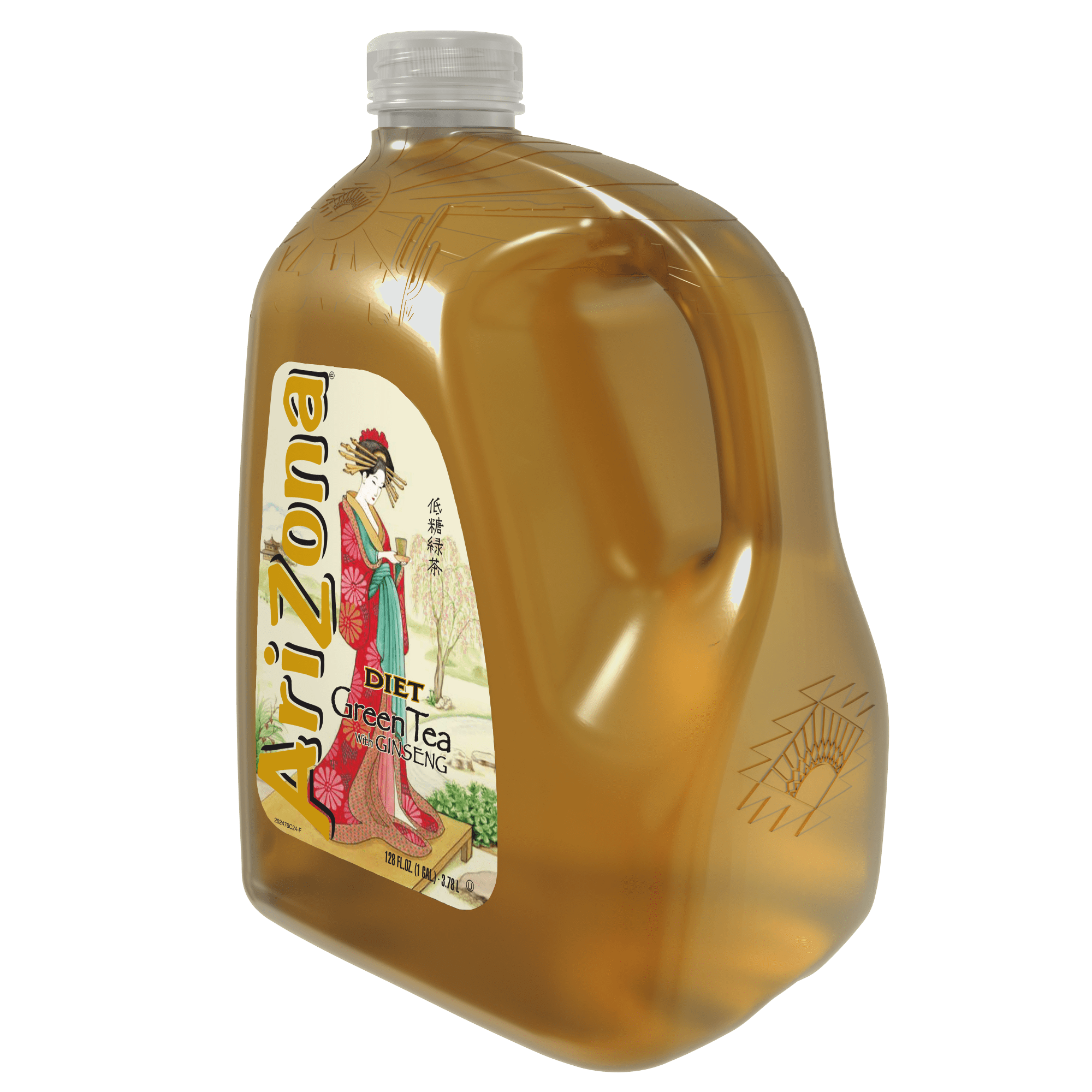 AriZona Diet Green Tea with Ginseng - 128 fl oz Gallon
