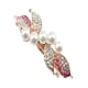 thumbnail image 1 of Elegante Perlas de Cristal Pinzas para Cabello Horquilla Diadema Mujer, Color Rosa / Rojo Sunnimix Crystal Hair Clip for Women, 1 of 8
