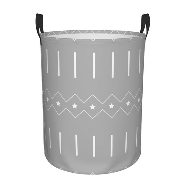 DouZhe Waterproof Collapsible Large Laundry Baskets, Minimalism Gray ...