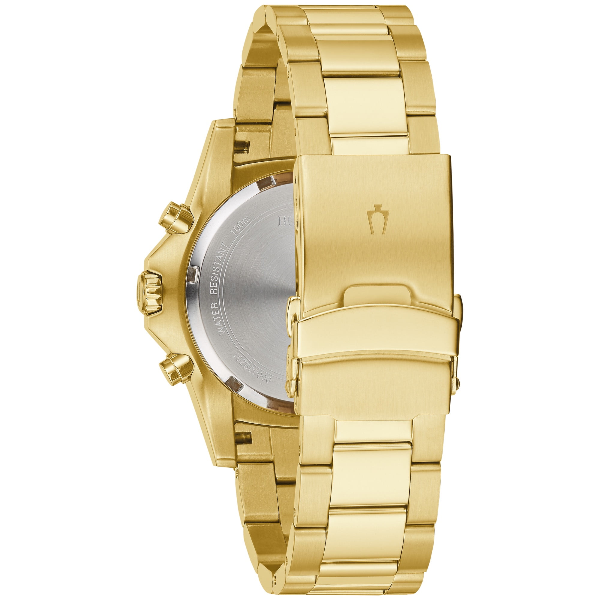 BULOVA ワイヤレススピーカー #TUNEofTIME ゴールド Men's Bulova Gold-Tone IP Analog Watch with Green Dial