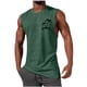 thumbnail image 1 of Hombres Sudadera Casual Cuello Redondo Tanque Deportivo sin Mangas, 1 of 4