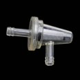 thumbnail image 1 of 1x Universal Motorcycle Right Angle Inline Fuel Filter 1/4 6mm Hose Lines, 1 of 5
