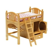 EPOCH EVERLASTING PLAY Calico Critters Loft Bed, Dollhouse Furniture Set