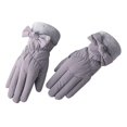 thumbnail image 2 of Guantes cálidos de inviern mujer táctil completo Calentador de s Guantes térmicos Guantes para clima frío Gris Hugo Guantes de invierno para mujer, 2 of 8