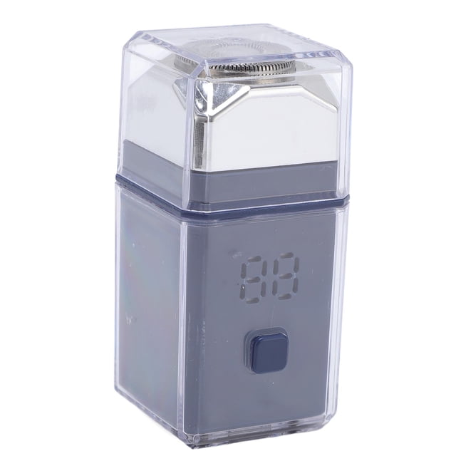 Portable Electric Beard Trimmer Digital Display Pocket Trimmer Travel Lithium Ion Battery