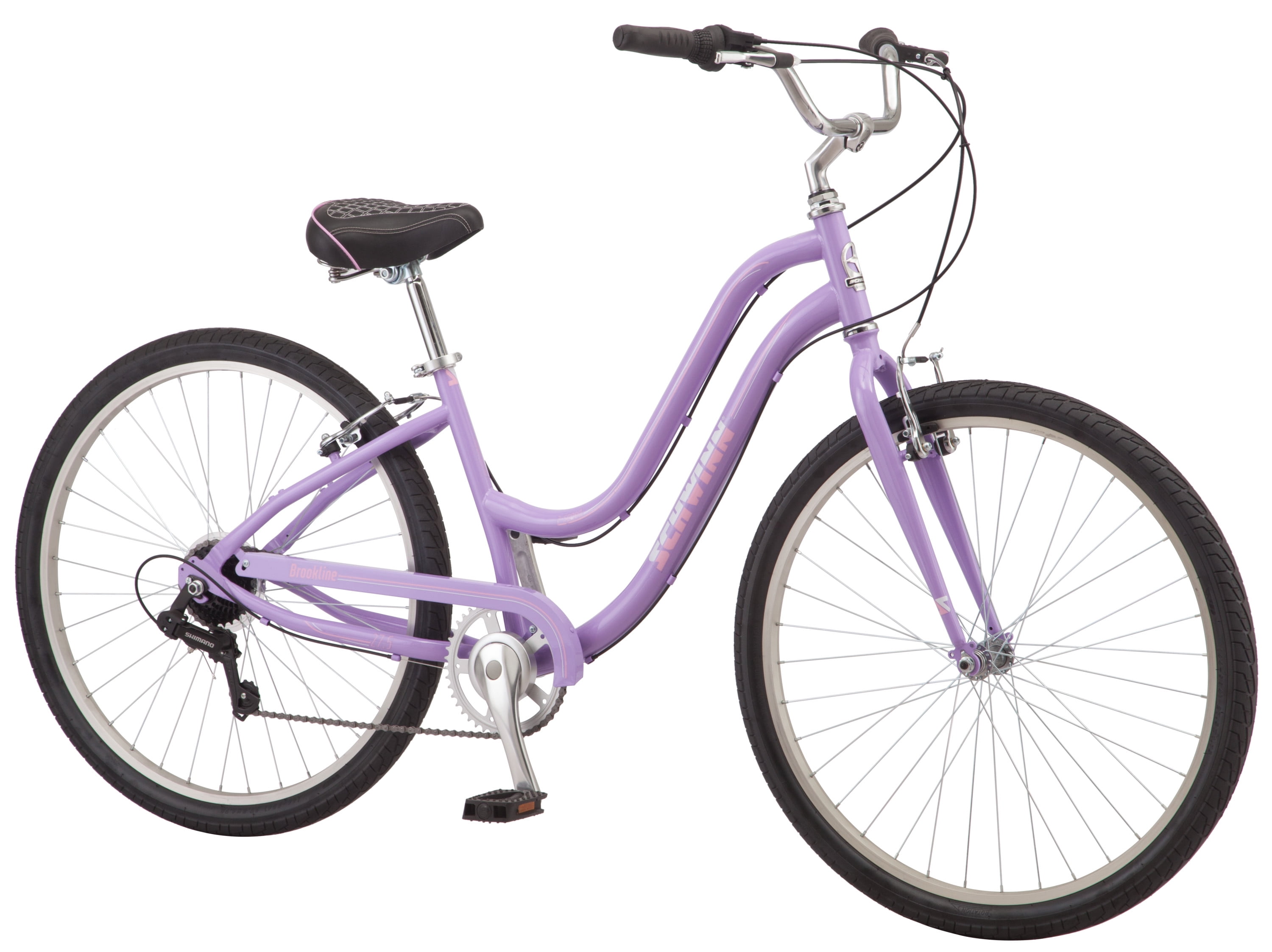 purple schwinn cruiser