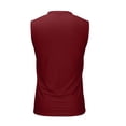 thumbnail image 5 of USNSM Men's Summer Tank Tops Color Block Button Down Sleeveless Henley T Shirts Pullover Casual Slim Fit Shirts with Pocket Red XL, 5 of 8