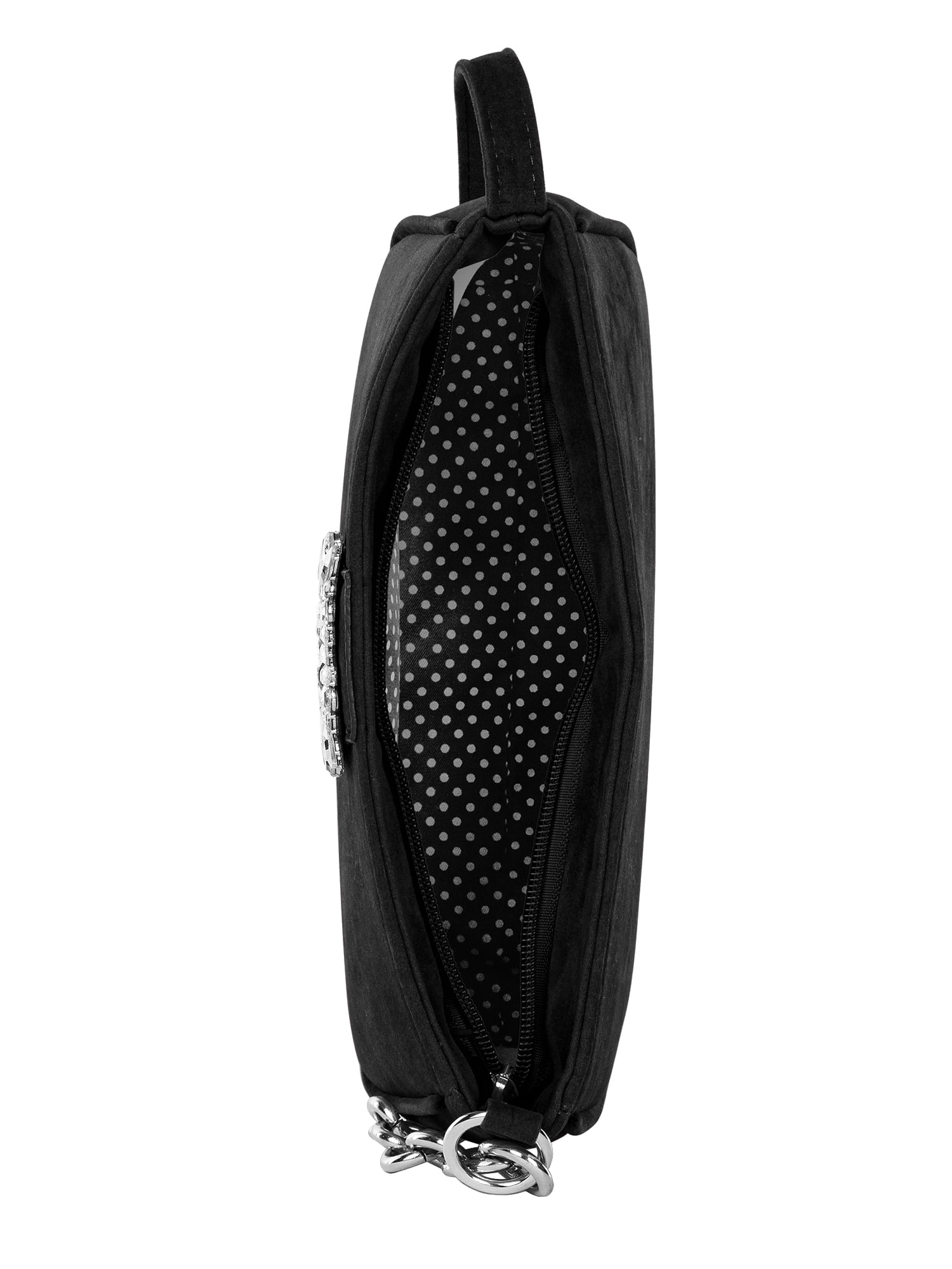 XOXO Women's Martina Baguette Handbag Black