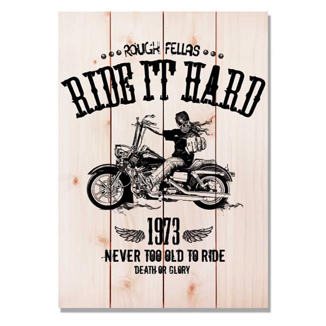 Day Dream WRIH1115 11 x 15 Pouces Ride it Hard Wall Art