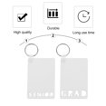 thumbnail image 4 of 12Pcs Graduation Sublimation Blanks Key Chains Heat Transfer Key Ring Board, 4 of 8