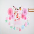thumbnail image 3 of ventilador de papel conjunto de decoración de fiesta número feliz cumpleaños poster papel ventilador flor hada flor banner conjunto 3 Magideal ventilador de papel conjunto de decoración de fiesta, 3 of 6