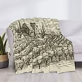 thumbnail image 3 of Naloa Vineyard Landscape Flannel Blankets - Thick and Warm Blanket for Winter, Soft Fuzzy Plush King Blanket for All Seasons60"x50", 3 of 6