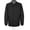 Black, variant on Men's Windbreaker Lightweight Waterproof Sherpa Button Up Athletic Coach Jacket (Dark Grey, S)