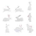thumbnail image 2 of Clearance under 5 9pc Easter Bunny Yard Signs Easter Ground Courtyard Decoration Arrangement Easter Clearance, 2 of 9