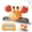 Yellow, variant on MAXKY Remote Control Crawling Crab Electronic Pet Toy, Yellow, LED Lights, Music, Rechargeable, 1-Pack