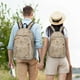 thumbnail image 4 of Disketp Tortilla print Canvas Backpack Lightweight Travel Daypack Student Rucksack Laptop Backpack-, 4 of 5