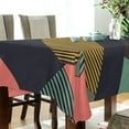 thumbnail image 5 of Yayeee Tablecloths 60" x 60" Rectangle Wrinkle Resistant Party Table Cover, Green Geometric, 5 of 8