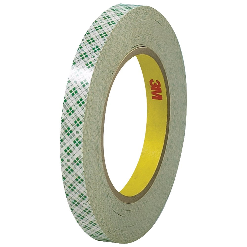 3M T9534103PK Double Sided Masking Tape, 1/2" x 36 yd (Pack of 3