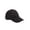 Black, variant on Big Accessories BX008 5-Panel Brushed Twill Unstructured Cap - Black