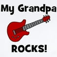 thumbnail image 2 of CafePress - My Grandpa Rocks! (Guitar) Infant Bodysuit - Baby Light Bodysuit, Size Newborn - 24 Months, 2 of 4